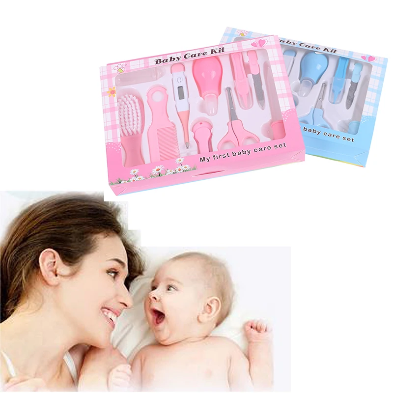 

10Pcs Baby Nail Care Comb Scissors Clipper Cutter File Manicure Kit Gift Set
