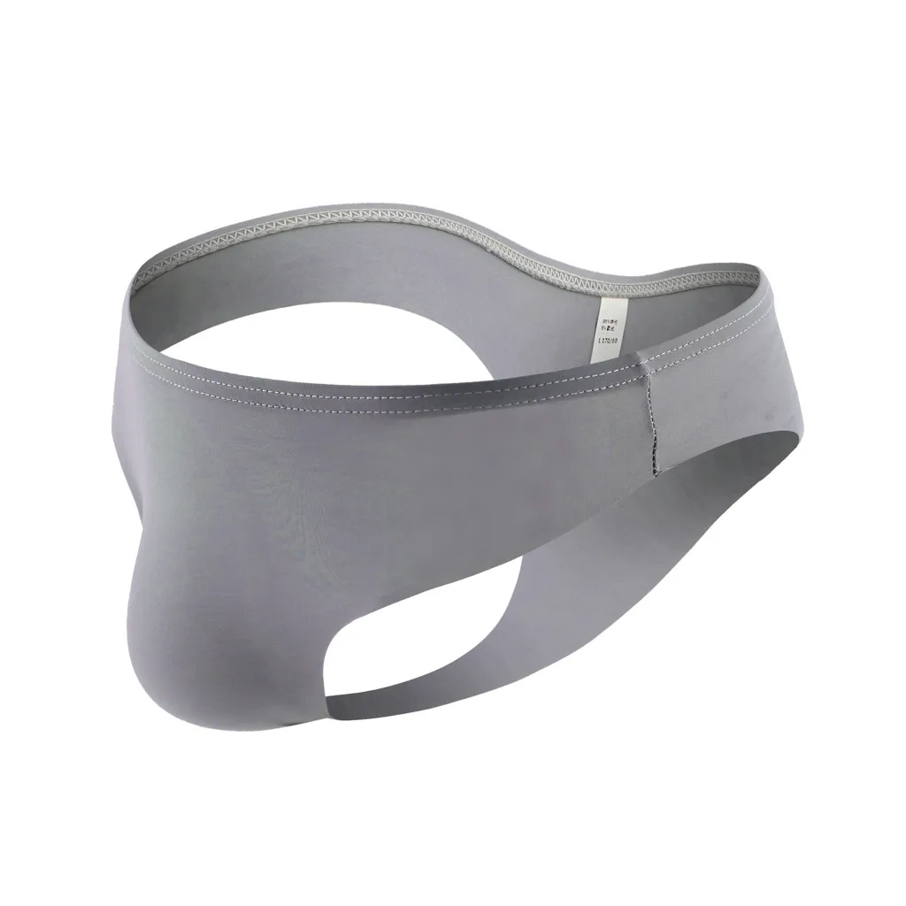 Удобные короткие трусы мужские сексуальные размера плюс дышащие однотонные из