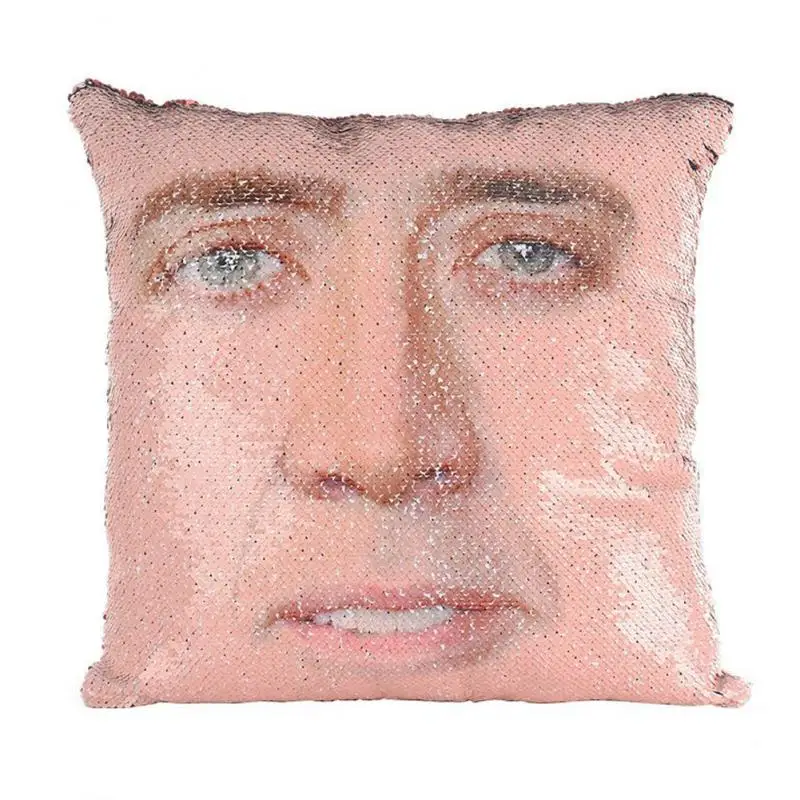 40x40cm Shining Sequins Pillow Color Changing Case Magical Pillowcase Cage Sofa Cushion Cover Home Bed Decor | Дом и сад
