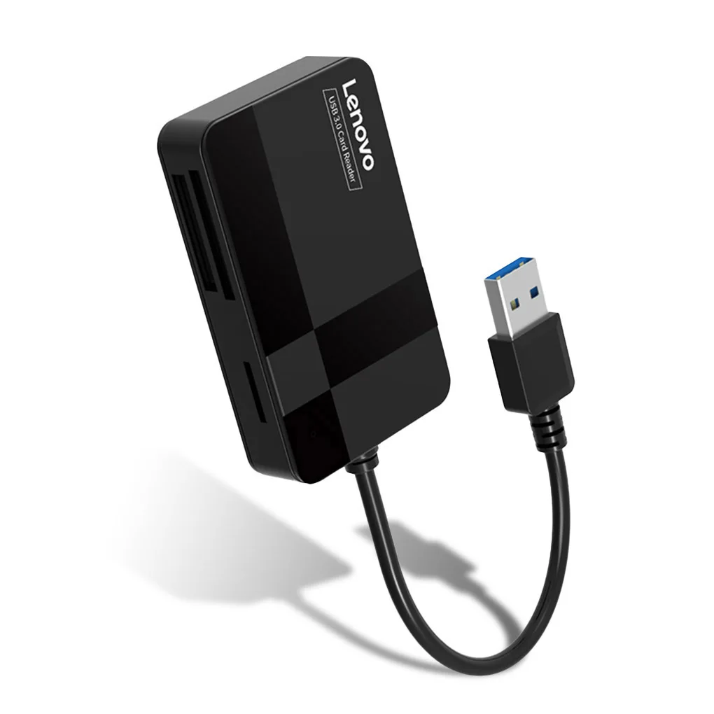 

Кардридер Lenovo D302 USB 3,0, 4 в 1, USB 3,0, 5 Гбит/с