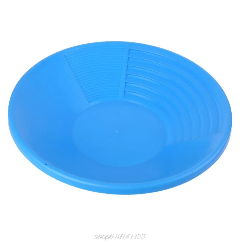 

15" Plastic Gold Pan Gold Basin For Sand Mud Mineral Processing Tools F02 21 Dropshipping