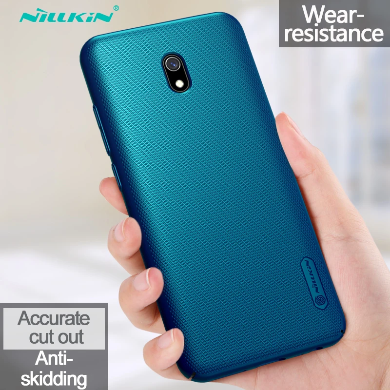 Peacock Blue Чехол Nillkin для Xiaomi Redmi 8A матовый корпус для телефона тонкий жесткий чехол s - Цвет: Peacock Blue