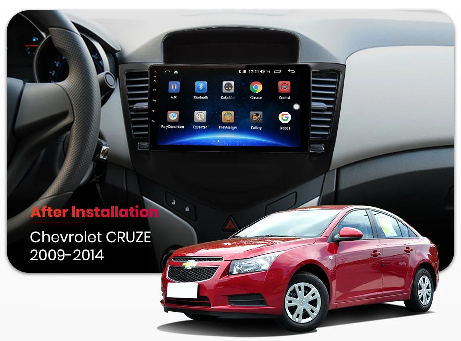 Junsun V1 pro 4G+ 64G Android 9,0 DSP для Chevrolet CRUZE 2009-2011 2012- Автомобильный Радио Мультимедиа Видео плеер gps RDS 2 din dvd