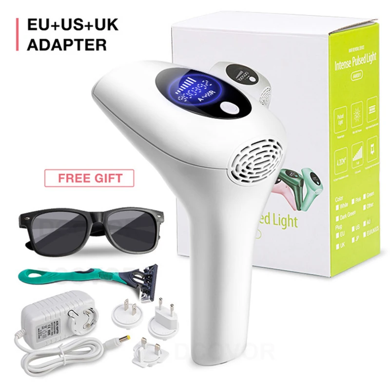 

Permanent Photoepilator Beauty Device 900000 Shots Painless Laser Epilator For Women Home Use IPL Laser Hair Removal Machine