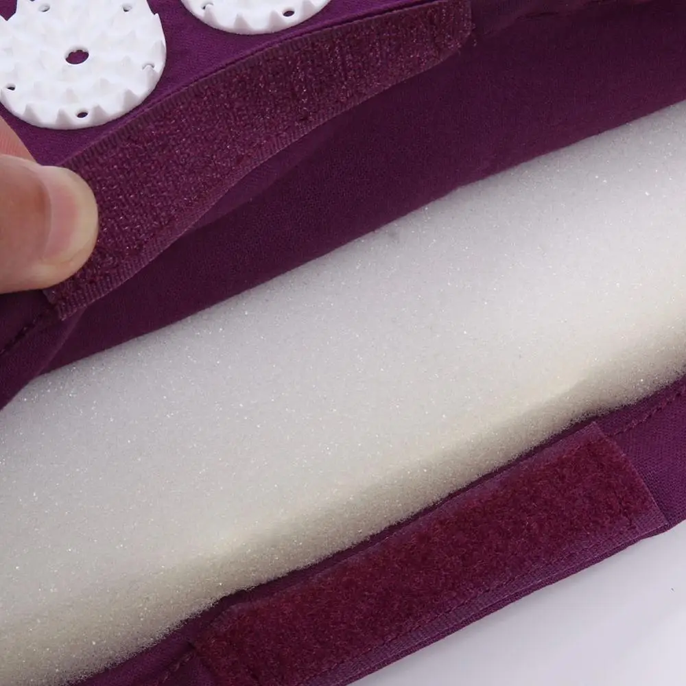 Массажный коврик для акупрессуры йоги с шипами лотоса облегчения боли в спине и