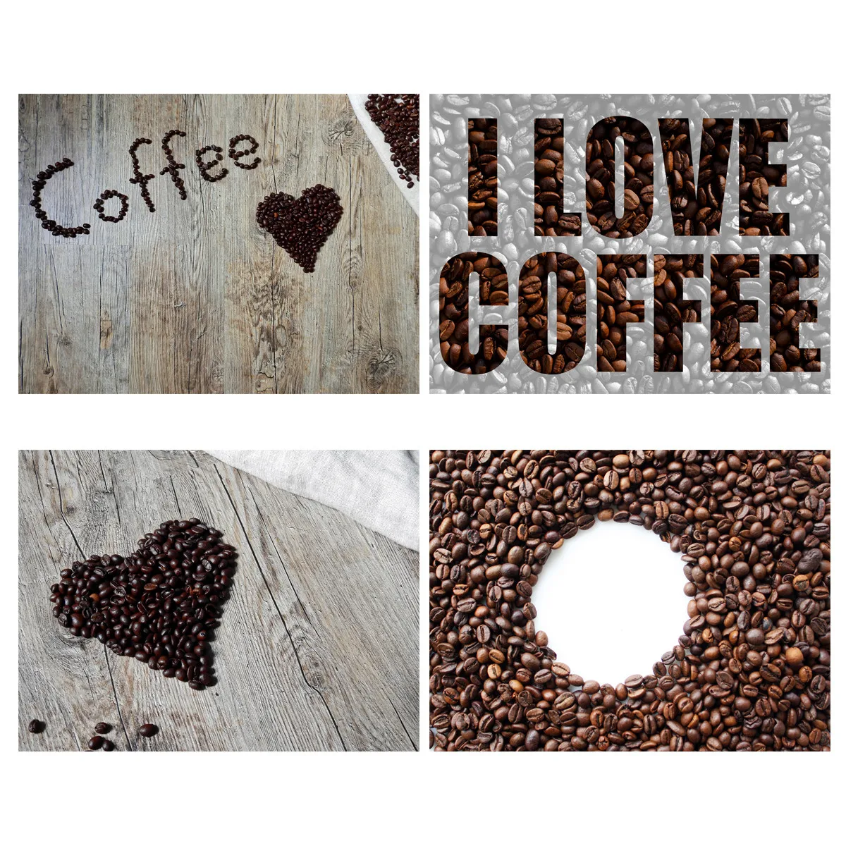 Виниловый фон для фотосъемки с изображением кофейных зерен | Дом и сад