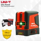 UNI-T LM570LD-II зеленый лазерный уровень; Портативный 2-проводной перекрестный измерительавтоматический Anping