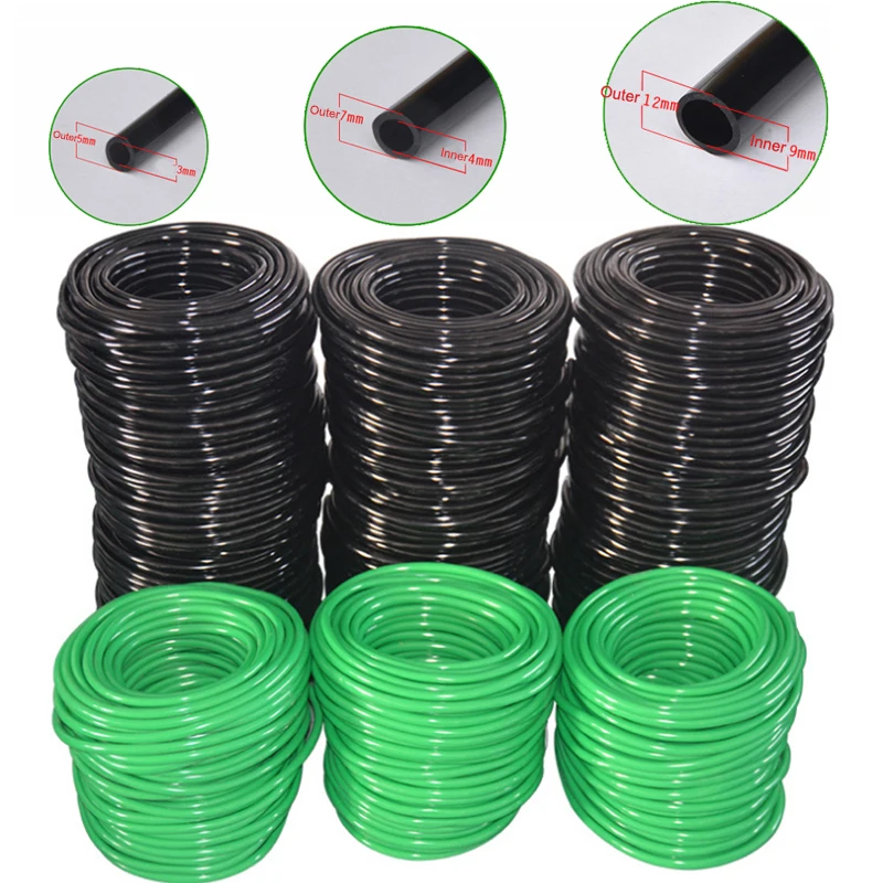 Садовый шланг 15 м для капельного орошения система пластиковый полива микротруба