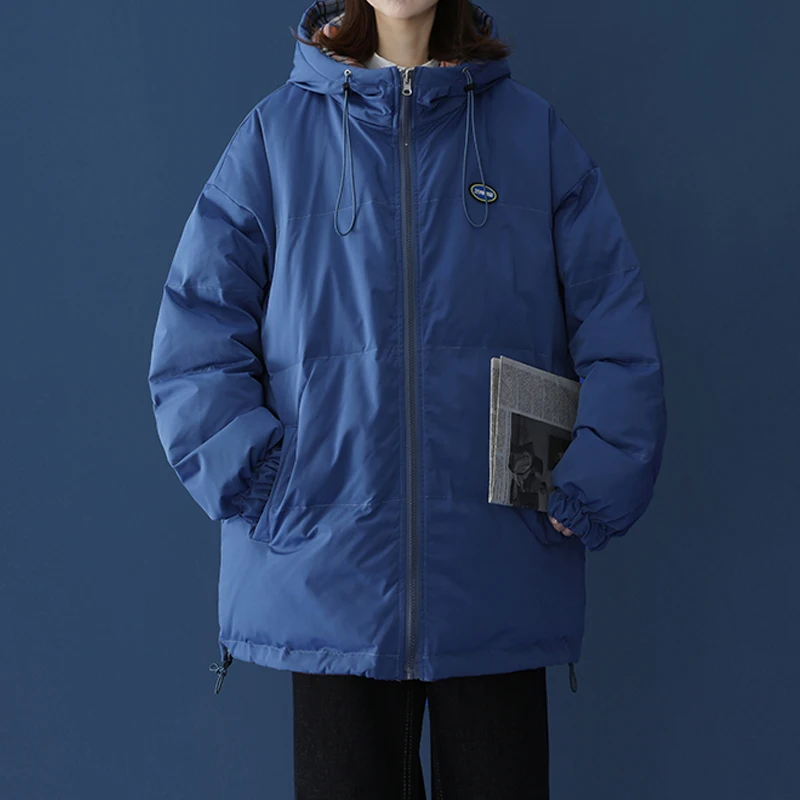 Разборчивого зимняя куртка для женщин толстые свободные женские теплые зимние