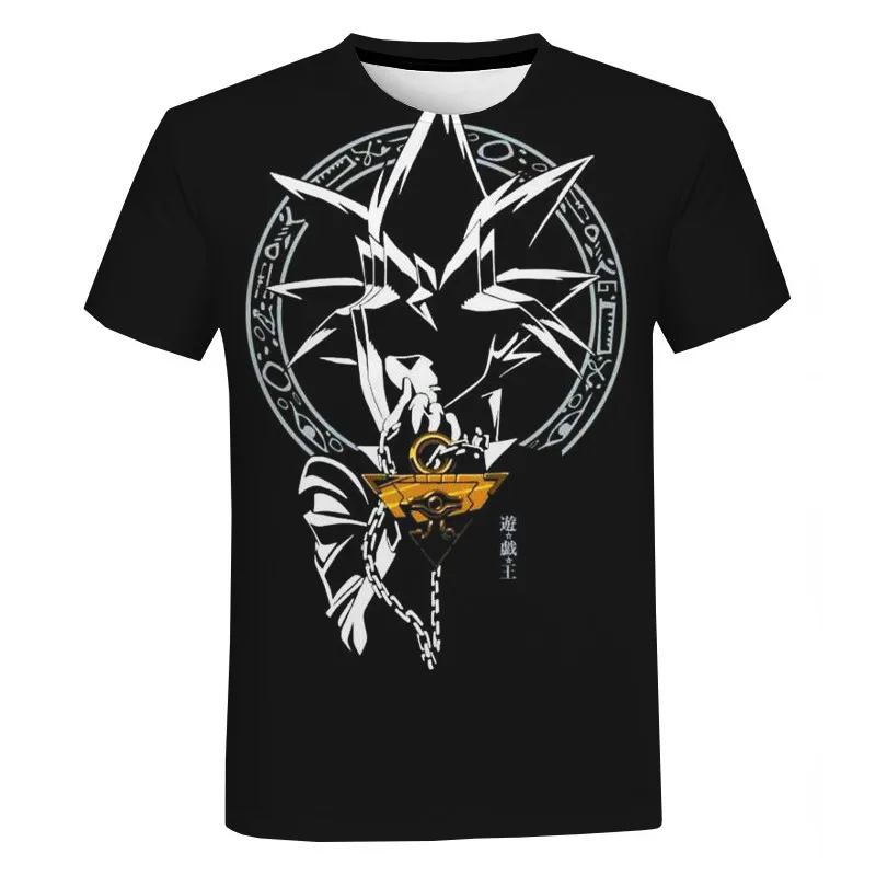 

Summer Men's Short Sleeve Shirt Casual Fashion 3D Printing T-shirt Anime Cartoon Character Streetwear 2021 New