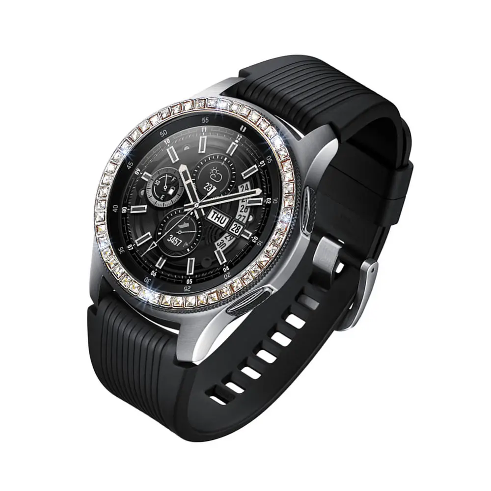 Блестящая рамка для часов Samsung Galaxy Watch 42 мм Обложка Алмазный металлический