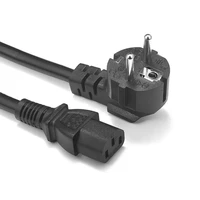 2pcs usa eu uk power cable 1 5m 1 5mm schuko plug iec c13 power cord for pc computer monitor psu antminer lg tv printer ps4 pro