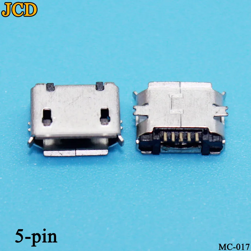 JCD 20 шт./лот Micro usb Тип B Женский 5Pin разъем SMT порт печатной платы