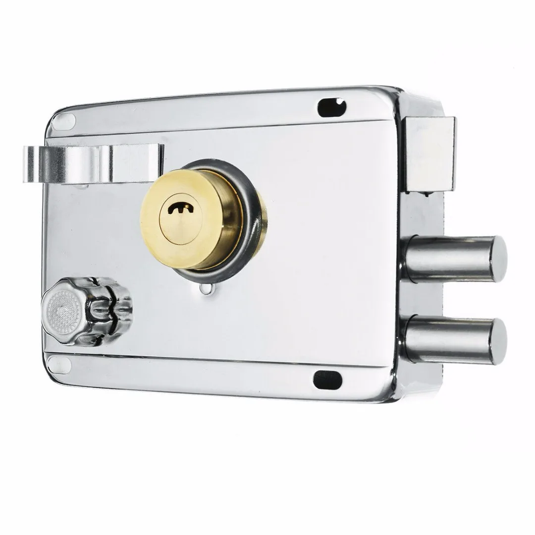 Left no Deadbolt 4 типа наружные железные дверные замки страховой замок безопасности Противоугонный замок ворота врезной замок для дверного мебельного Оборудования - Цвет: Left no Deadbolt
