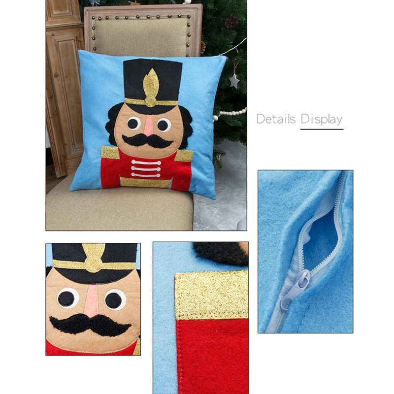 Рождественский мультяшный Диванный Чехол подушка для орехового