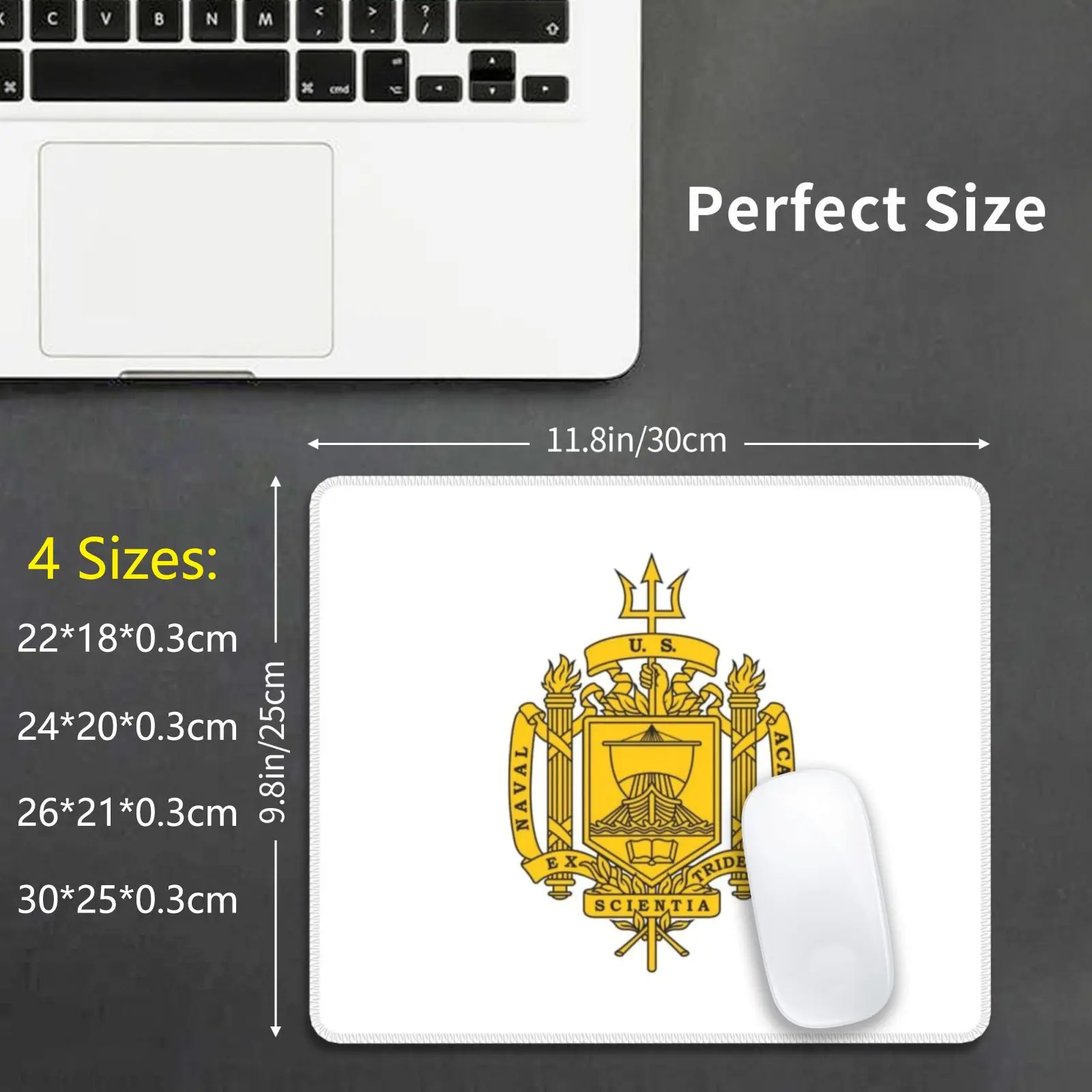 

Коврик для мыши с принтом «Морская Академия США»