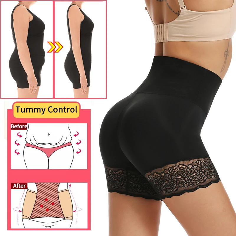 KIWIRATA кружевные трусики с высокой талией Корректирующее белье для тела