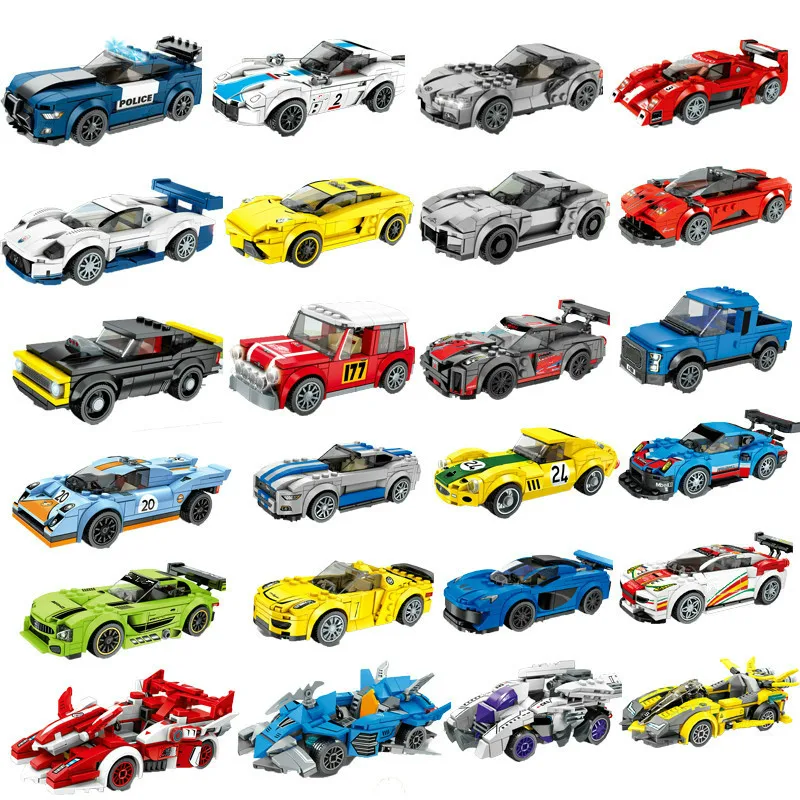 Конструктор SEMBO город супер гонщики модель строительные блоки подходят для lego