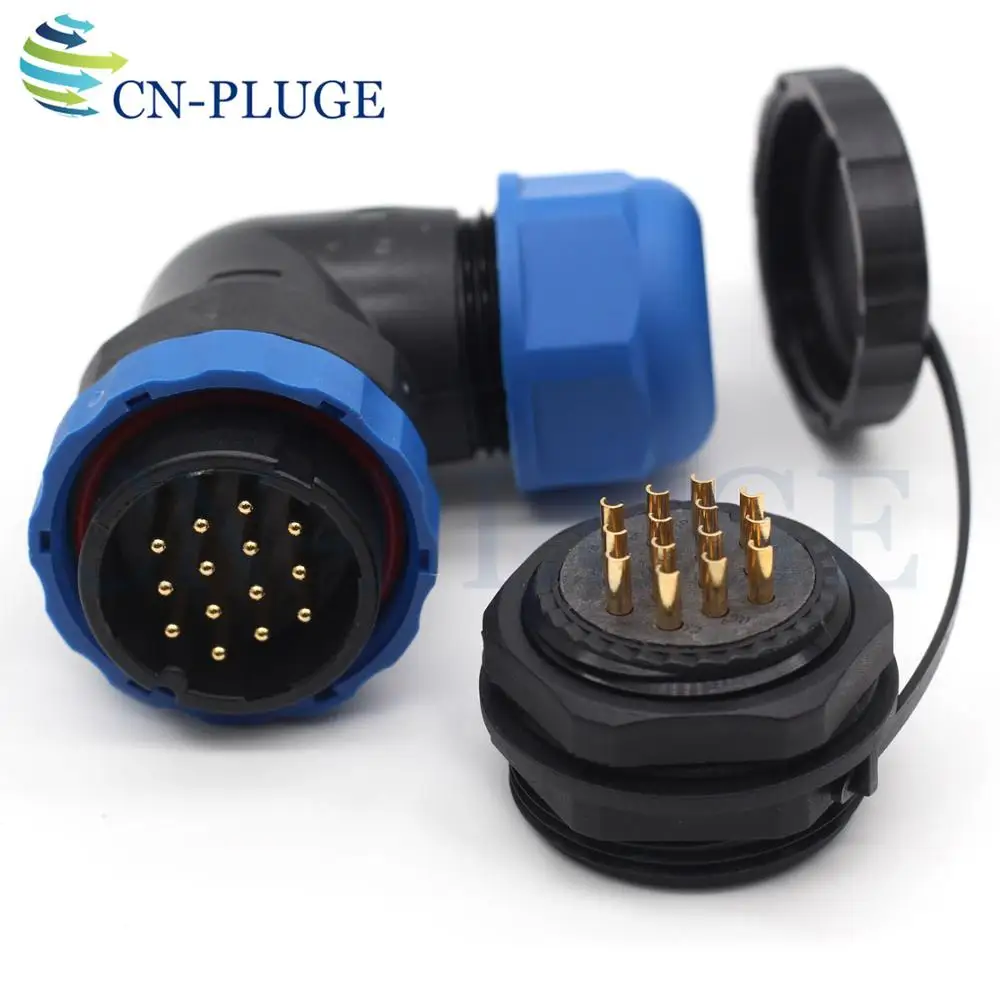 Тип SP28 14-контактный водонепроницаемый разъем для светодиодного разъема питания