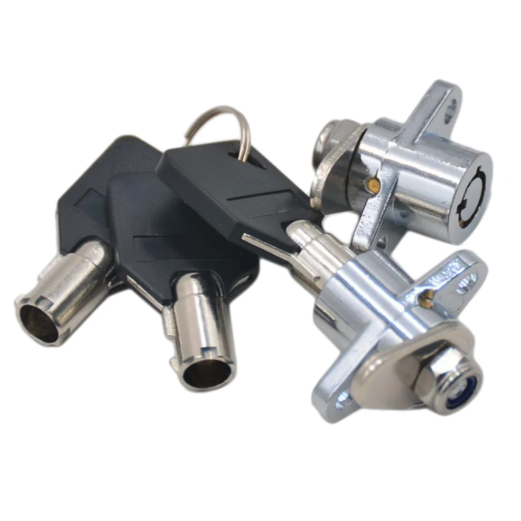 

Хромированный для седельной сумки замки для сиденья, набор замков с ключами (1993-2013)