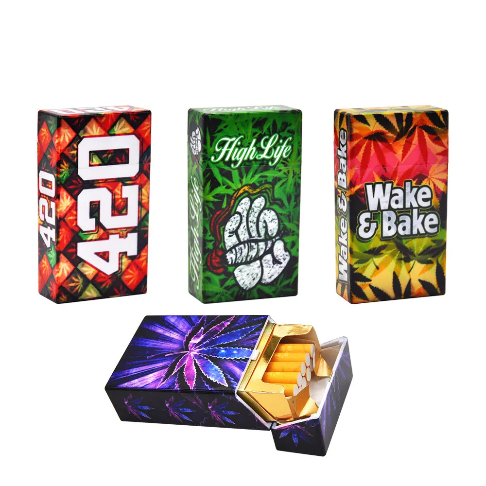 Пластиковый чехол HONEYPUF для сигарет табака тонких модный футляр портативные