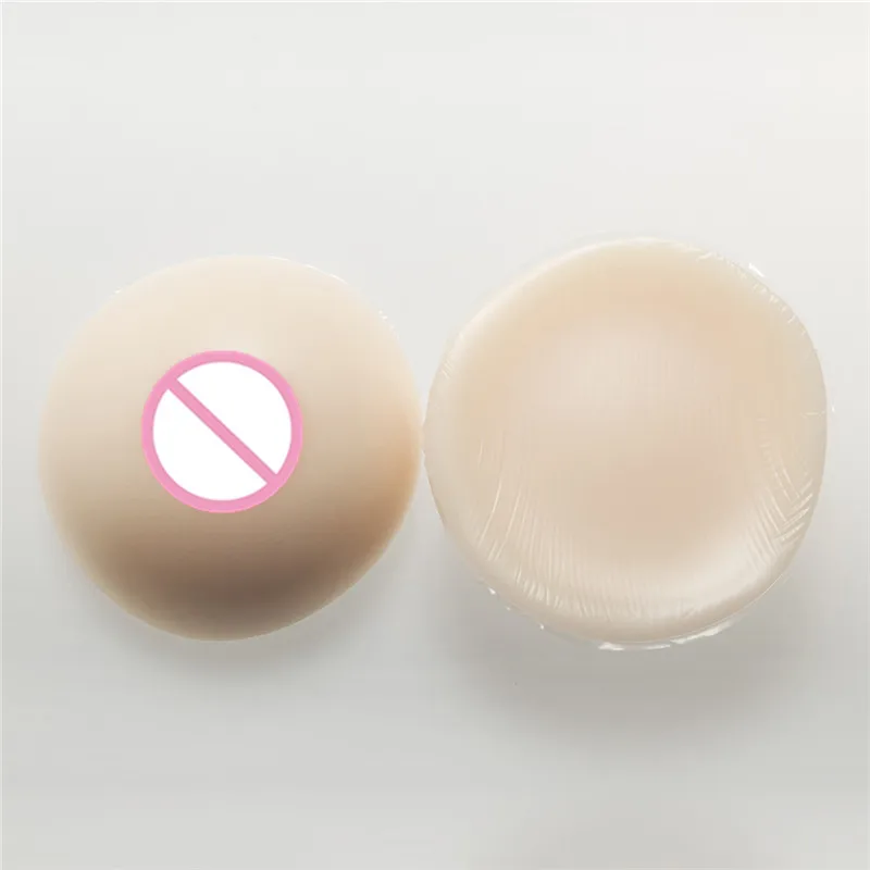 

1000g/Pair Circular White Realistic Silicone Breast Forms Fake Breast Boobs False Breasts Crossdresser Shemale Drag Queen