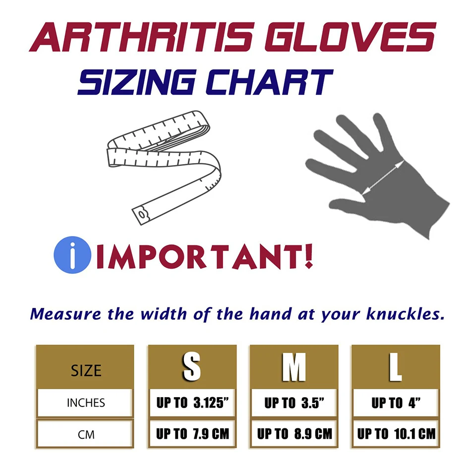 1 пара артрит компрессионные перчатки сустава пальца боли запястье руки