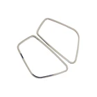 2 шт.компл. для Opel ASTRA J, интерьер из нержавеющей стали, а-образная акустическая сетка, декоративная коробка, Стайлинг автомобиля