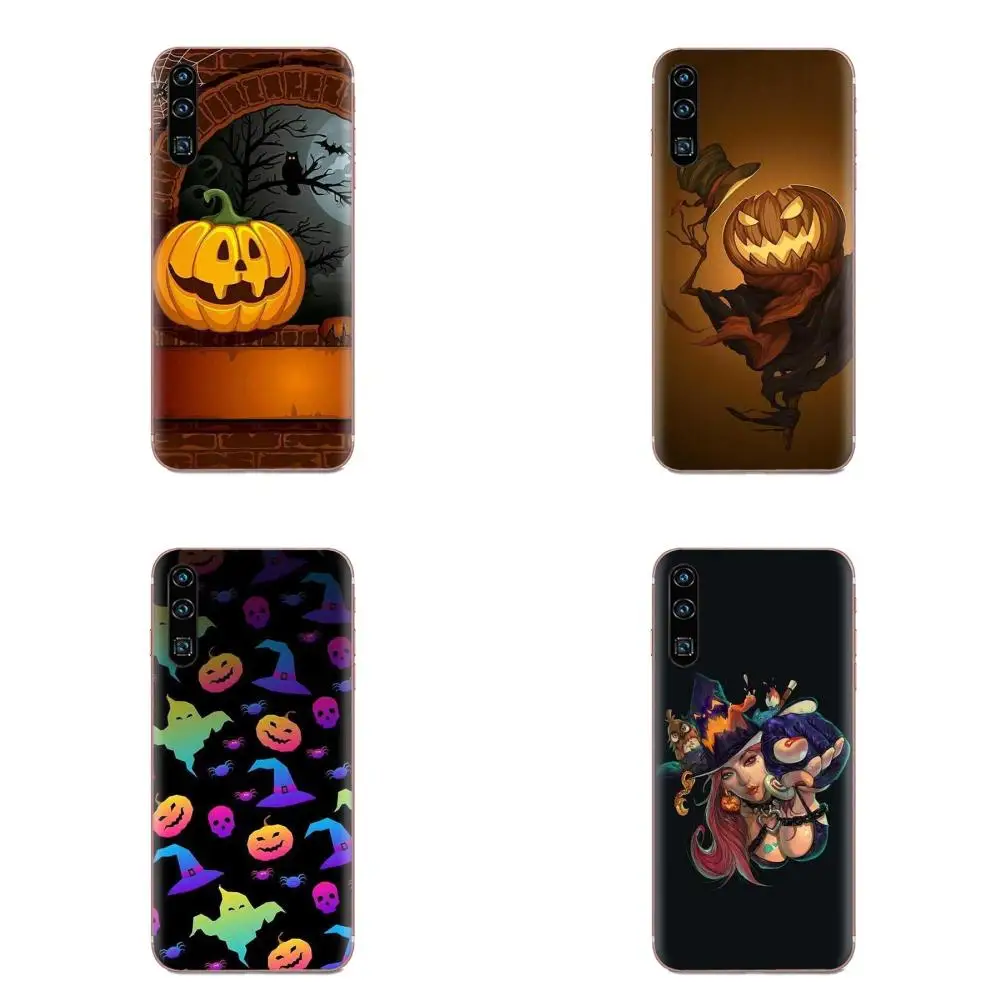 Для LG K50 Q6 Q7 Q8 Q60 X Мощность 2 3 Nexus 5 5X V10 V20 V30 V40 Q Stylus красочные Стиль Хэллоуин