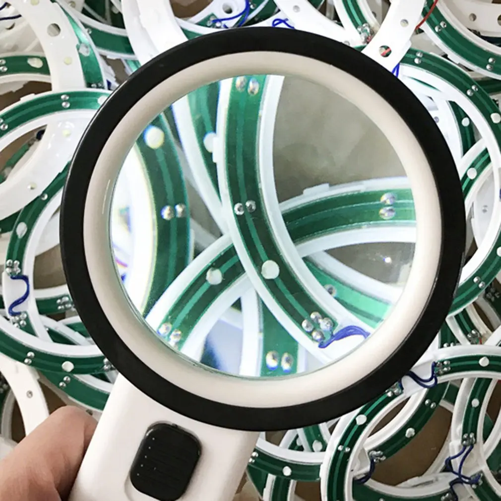 

Led Illuminated Magnifying Glass With Uv Light 30X Handheld Magnifier Reading Magnifying Glass Lens Jewelry Loupe