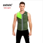 Неопрен серфинг спасательный жилет для байдарок жилет для взрослых водные лыжи парусный спорт мужчины противодействие столкновению морские спасательные жилеты для плавания на лодках