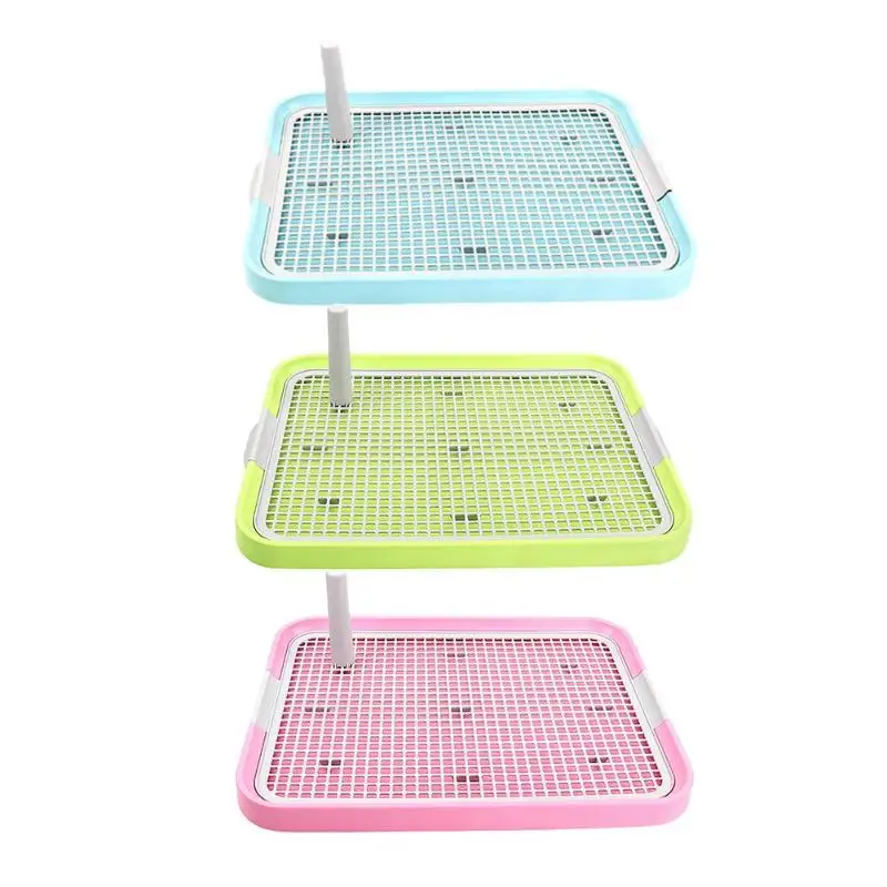 Туалет для домашнего животного собаки кошачий поднос подстилка туалет для собака Кот Щенок коврик собачка моча тренировочный Туалет Сетчатое изделие для домашних собак Прямая поставка