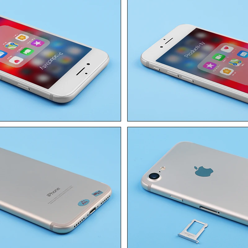 Разблокированный смартфон Apple iPhone 7 128 Гб/32 Гб ПЗУ iOS A10 Touch ID камера 12 МП экран 4