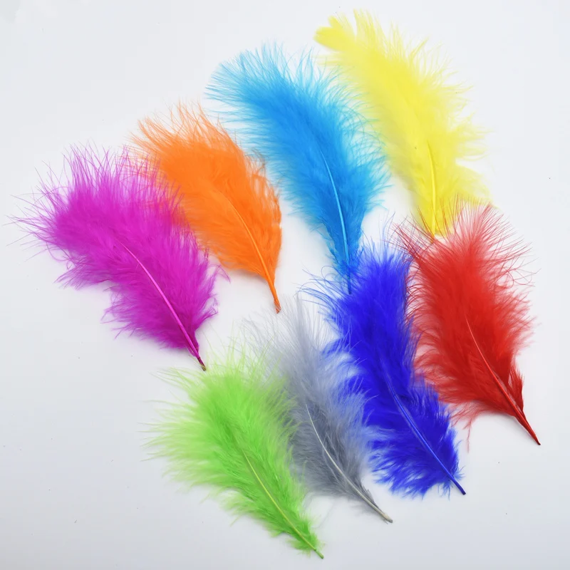 20 шт./лот Marabou турецкие перья белые фазана для рукоделия изготовления ювелирных