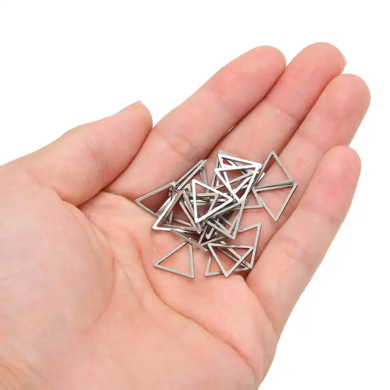 Серебро 925 ювелирные изделия подвески из нержавеющей стали Открытый ободок DIY