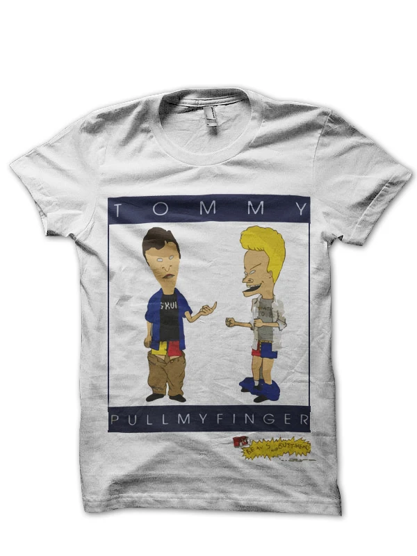 Beavis & Buttheadharajuku уличная рубашка Menpull My Finger футболка| |