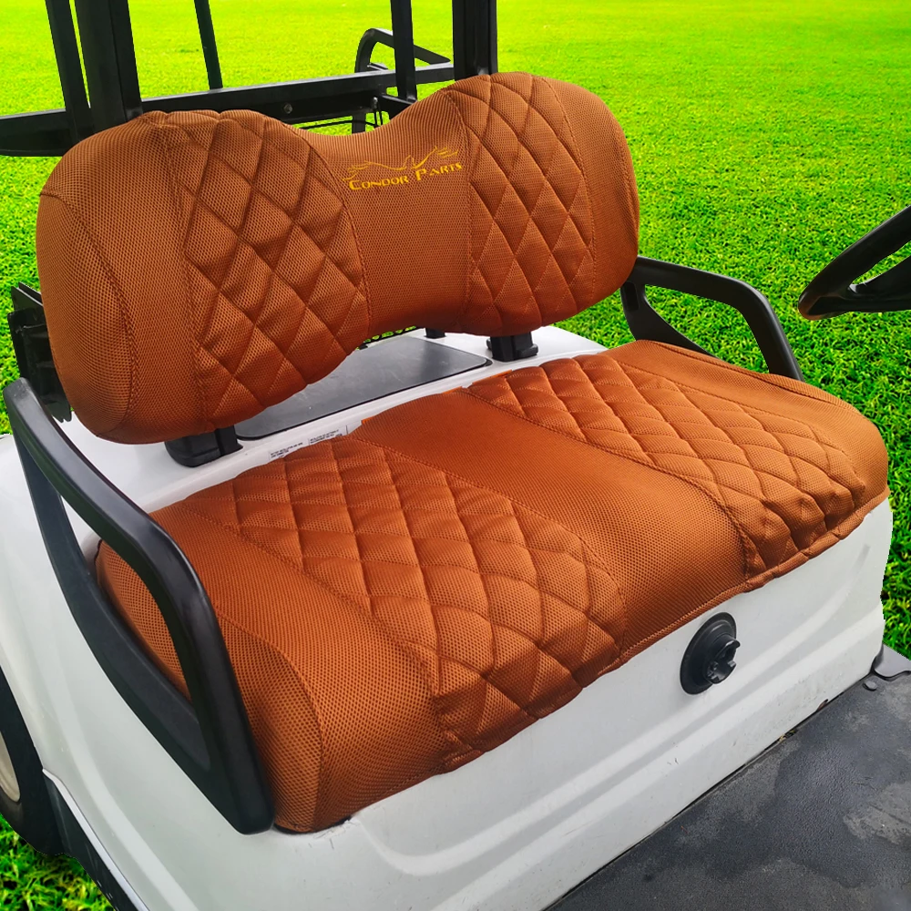 

Brand New Golf Cart Seat Covers Fit To EZGO TXT And RXV Golf Carts,Breathable Washable Polyester Mesh Cloth.Renew Golf Cart.