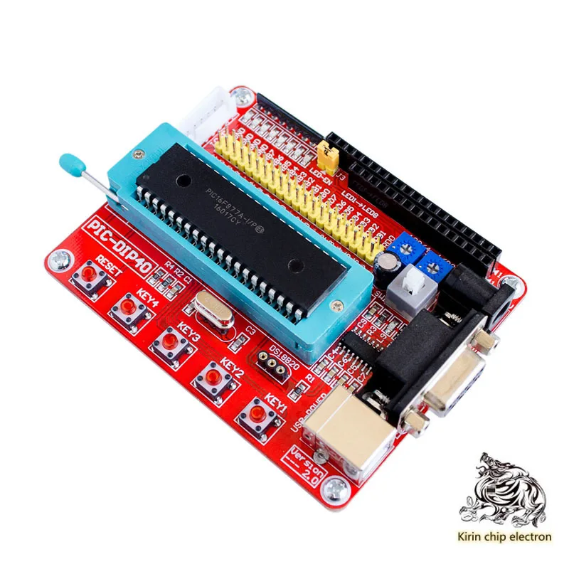 

1pcs / lot PIC16F877A pic development board system learning board minimum system learning board CD