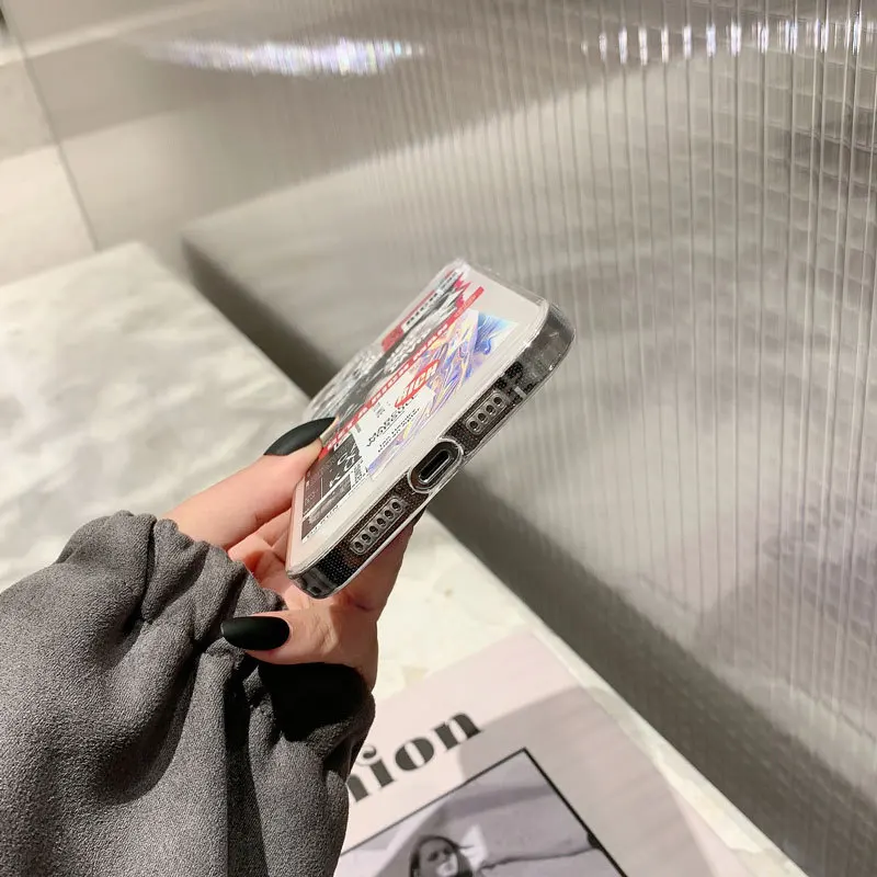 

Funny Transparent Phone Case For iPhone 12 11 Pro Max Mini X XR XS Max 7 8 Plus Soft Silicone Clear Back Cover Funda