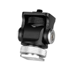 Регулируемый держатель для монитора Горячий башмак панорамирование 360 градусов наклон 180 градусов с креплением Холодный башмак и головкой для штатива 14 дюйма