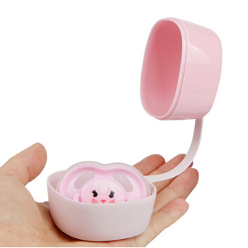 

Portable Baby Pacifier Holder Infant Kids Pacifier Nipple Cradle Travel Baby Pacifier Storage Box Pacifier Nipple Protect Case