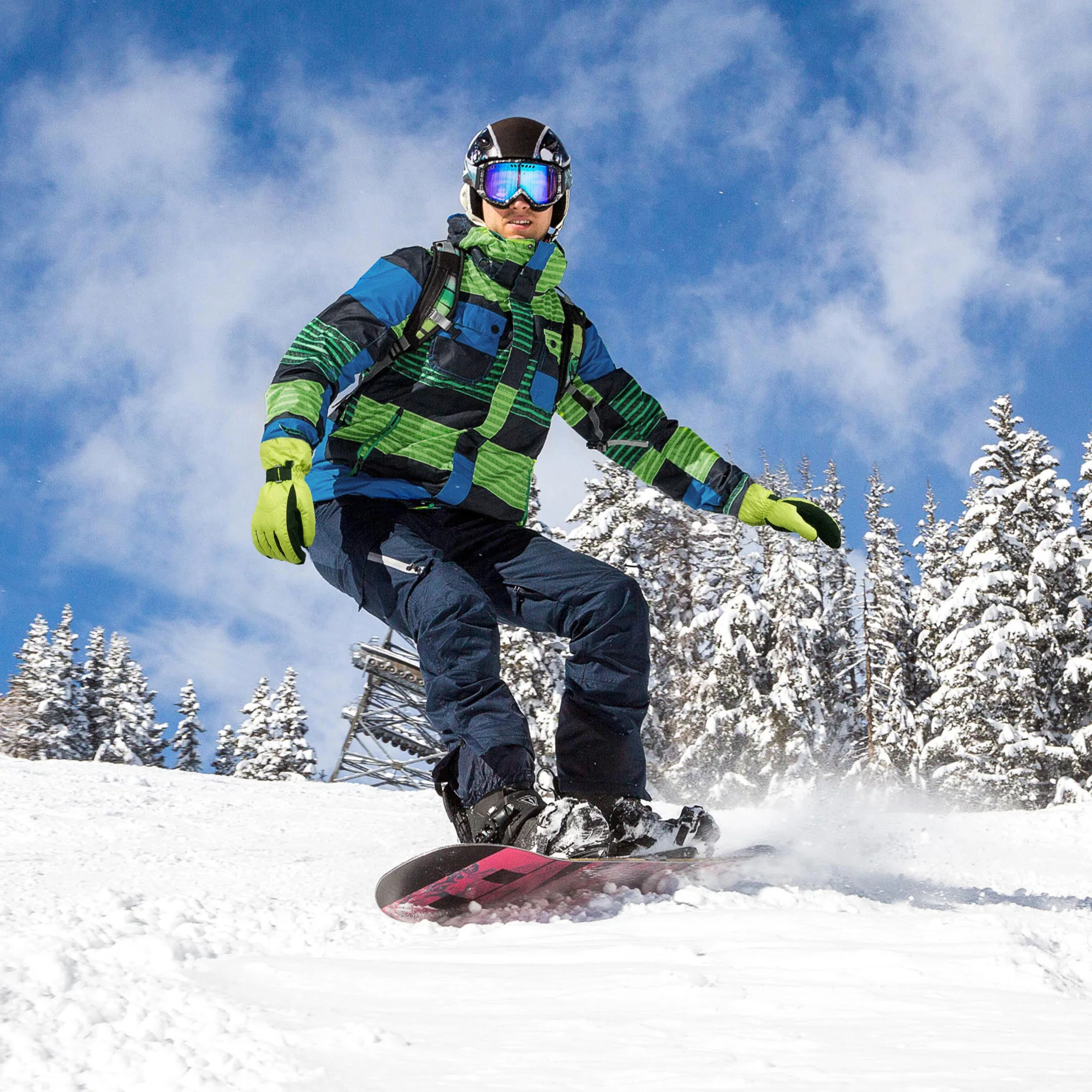 Zenph высококачественные лыжные перчатки функциональные водонепроницаемые теплые