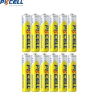 Аккумуляторные батареи PKCELL AAA 12 шт., никель-металлогидридные батарейки 3 А, 1,2 в, никель-металлогидридные аккумуляторы 600 мАч, батареи с циклами, реальная емкость 1000 раз