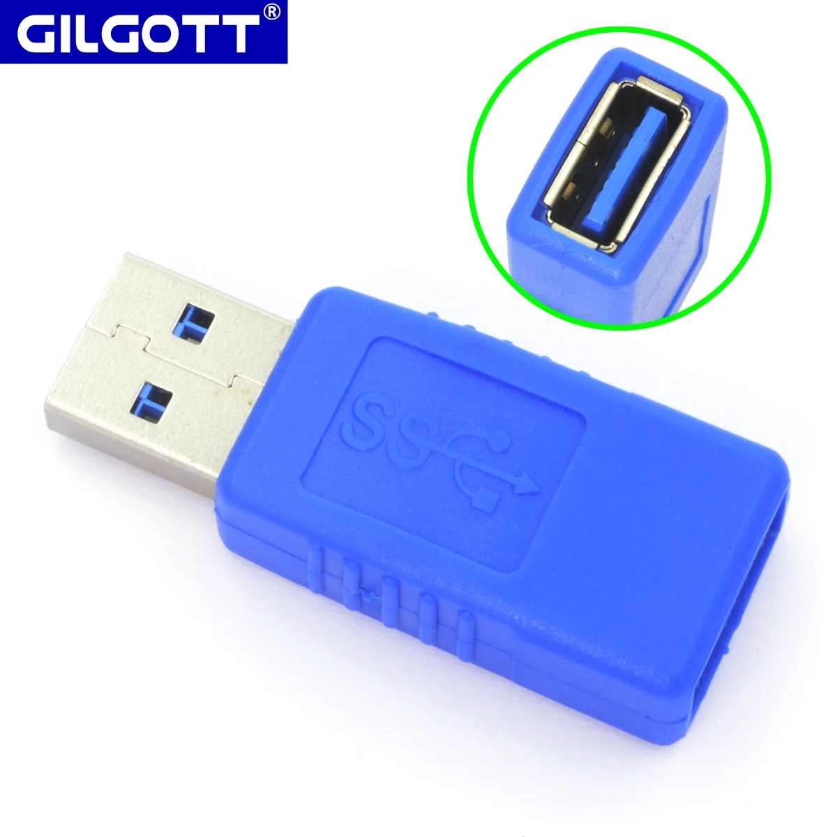 

Адаптер-удлинитель USB 3,0 типа А, USB AM-AF