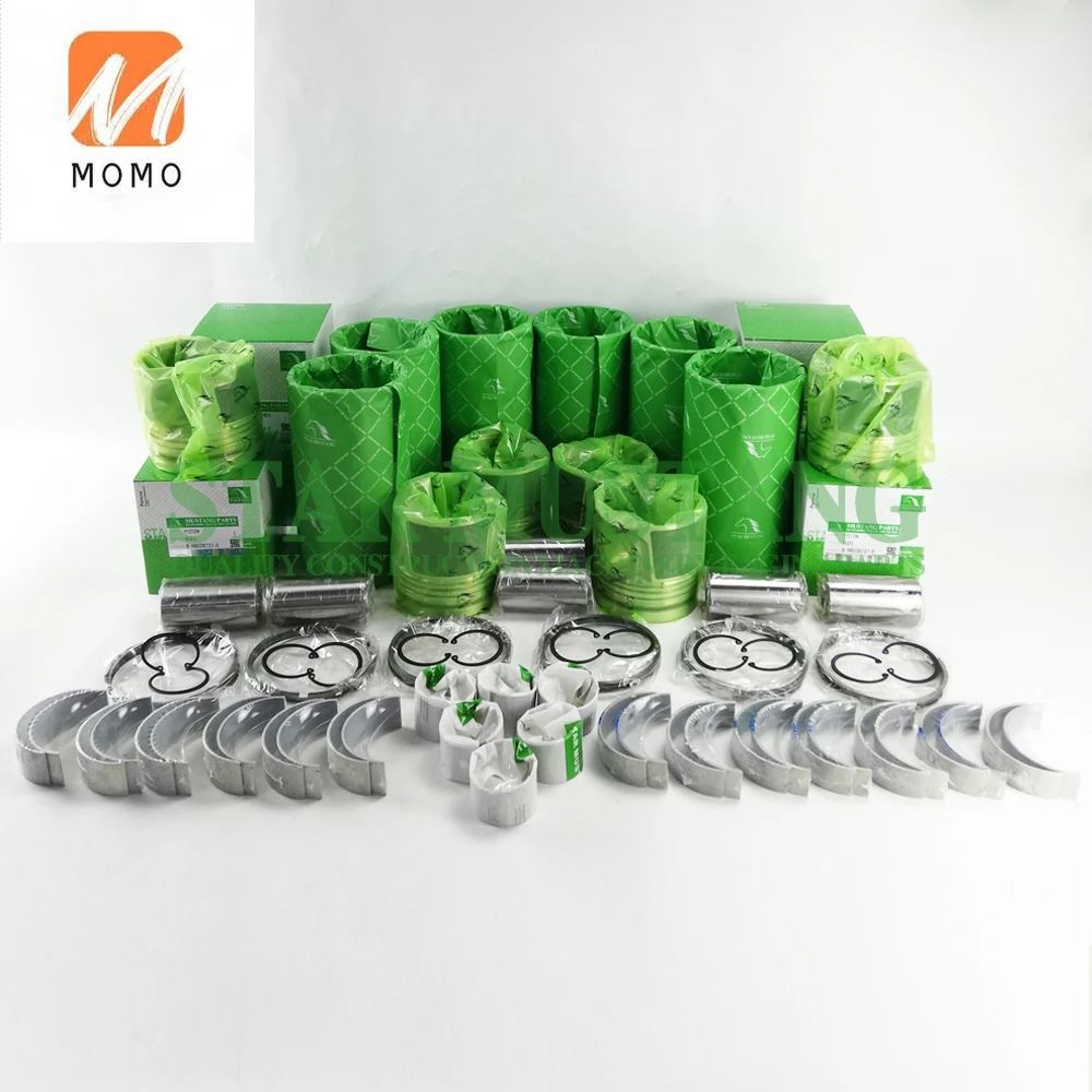 

Construction Machinery 6UZ1 Cylinder Liner Piston Ring Overhaul Repair Gasket Kit For ISUZU Diesel Engine Spare Parts