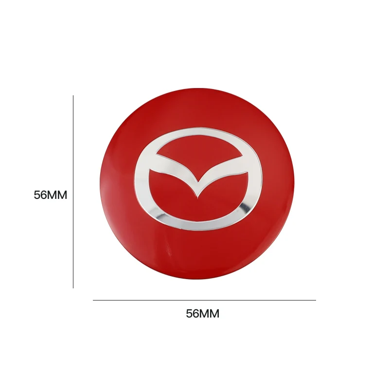 Наклейка на эмблему центральной крышки колеса автомобиля 4 шт. для Mazda3 5 Mazda6 CX3 CX5 CX4