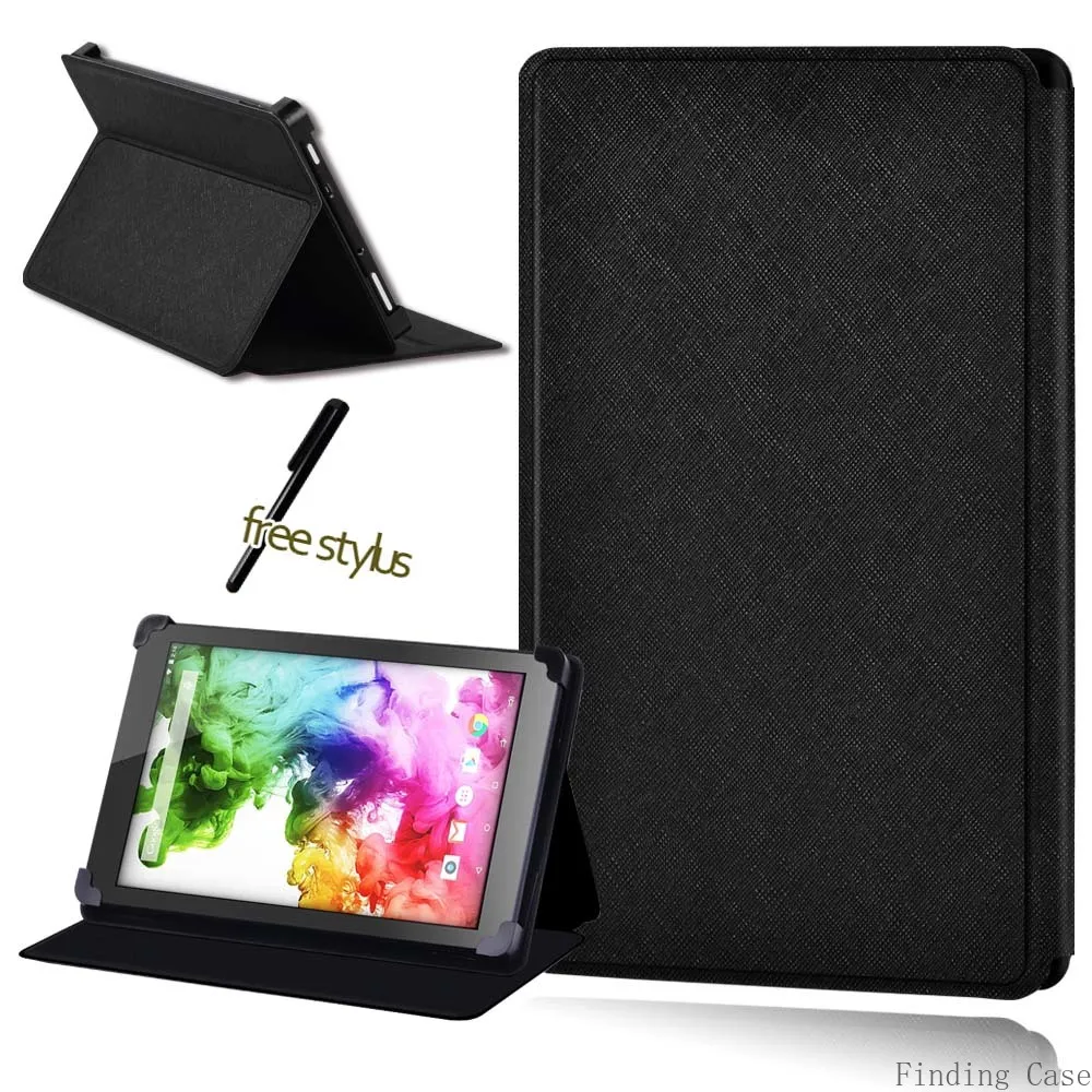 tablet case for hipstreet titanelectronpilot universal flip anti fall pu leather stand shockproof folio cover casefree stylus free global shipping