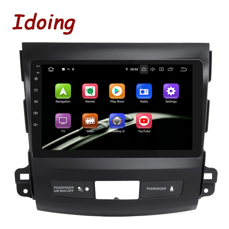 Idoing " Автомобильный PX5 4G+ 64G 8 ядерный Android 9,0 Радио мультимедийный плеер для Mitsubishi Outlander xl 2 2005-2012 gps навигация 2.5D