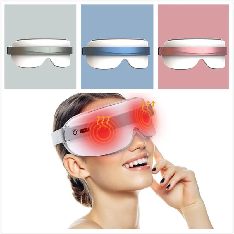 

Eye Massager Smart Airbag Vibration Eye Care Instrument Hot Compress Bluetooth Eye Massage Glasses Fatigue Pouch & Wrinkle