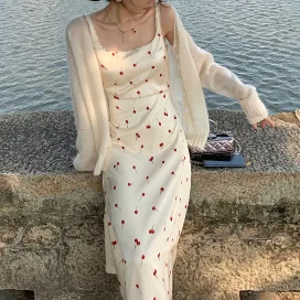 

2021 Summer Floral Print Yellow Midi Dress Women Spaghetti Strap Beach Backless Sexy Vintage Elegant Fashion Sexy Dresses